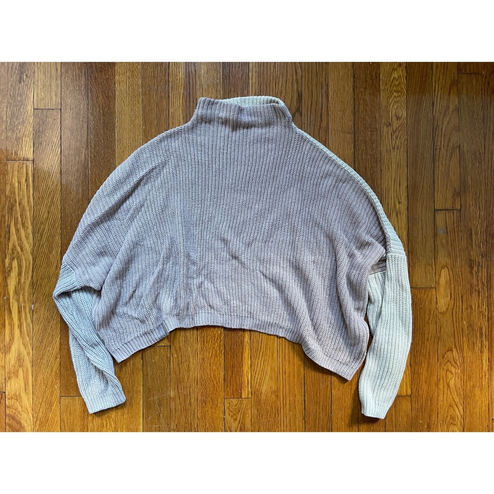 Shein crop mockneck sweater | size 4